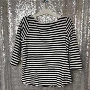 Black & White Stripped Soft Cotton Shirt